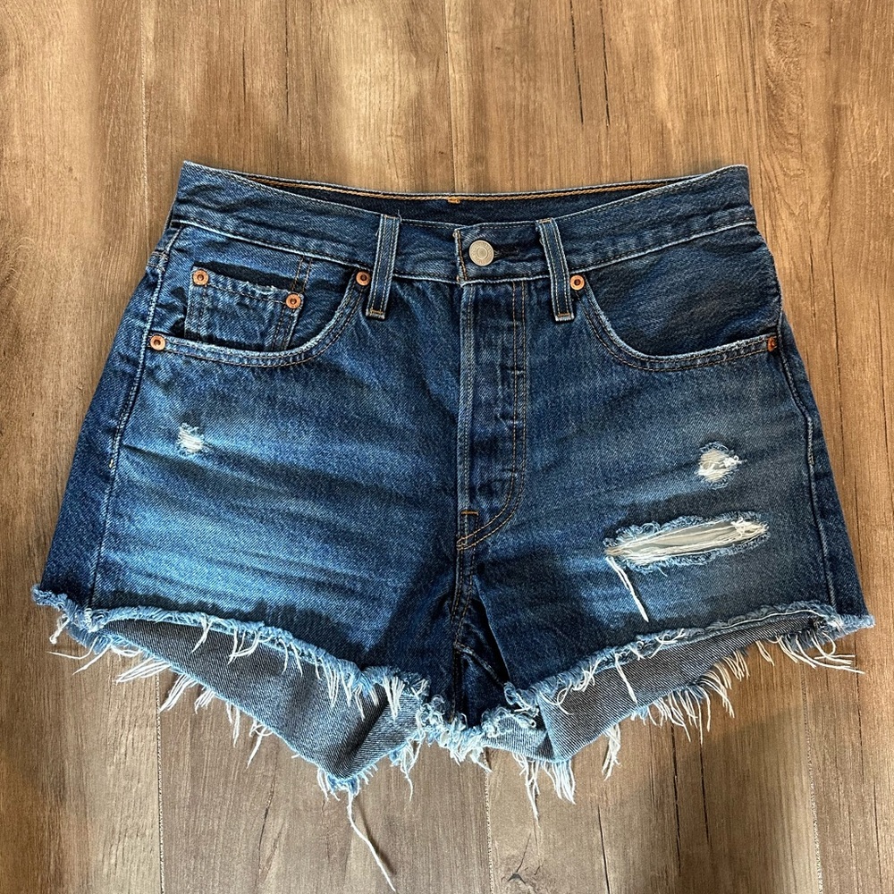 Levis 501 Denim Shorts